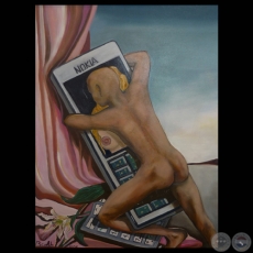 SEXO CON NOKIA - Óleo de ELISABETH BARTH